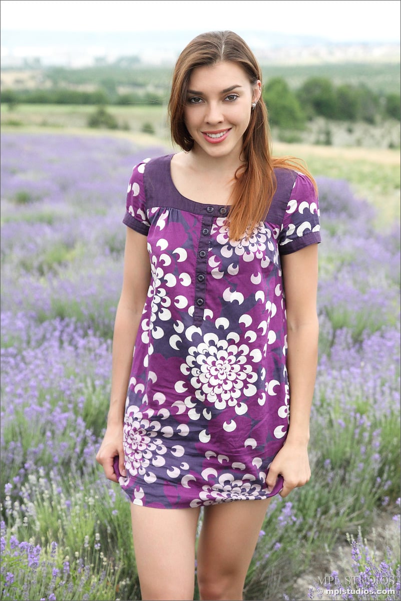 Sabrina in Lavender Fields photo 1 of 12